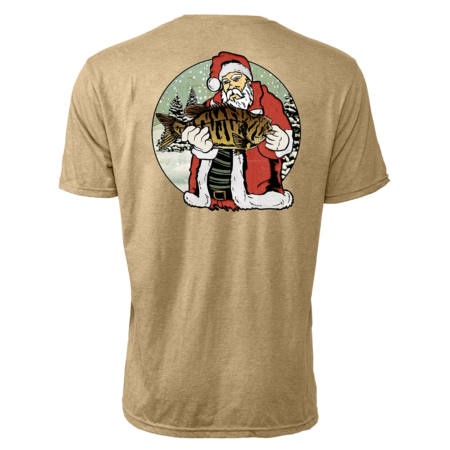 everything-smallmouth-coyote-tan-santa-tee-back