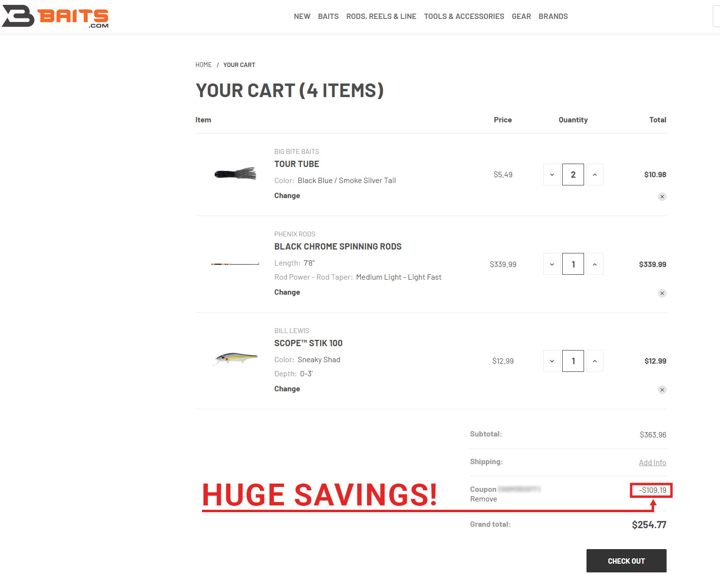 everything-smallamouth-fishing-savings-checkout
